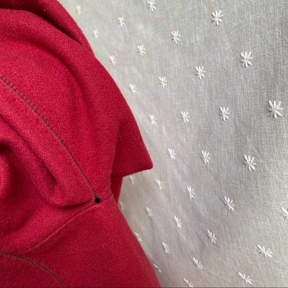 Vintage embroidered wool kimono jacket - Picture 7 of 8